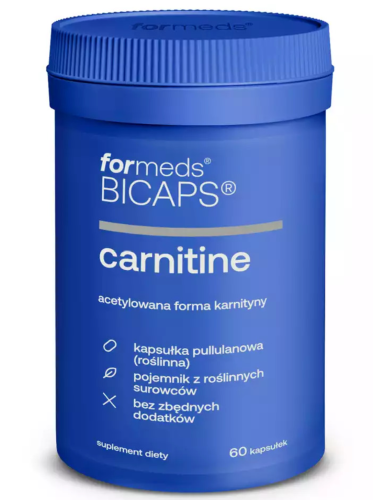 For BICAPS Carnitine METABOLIZM ODCHUDZANIE L-KARITYNA 60 kapsułek