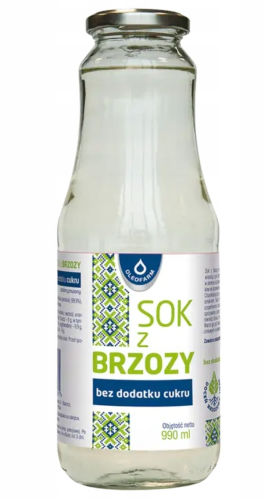 Sok brzozowy bez dodatku cukru Oleofarm 990ml
