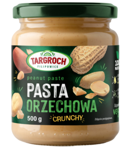 Targroch maslo orzechowe crunchy 500g
