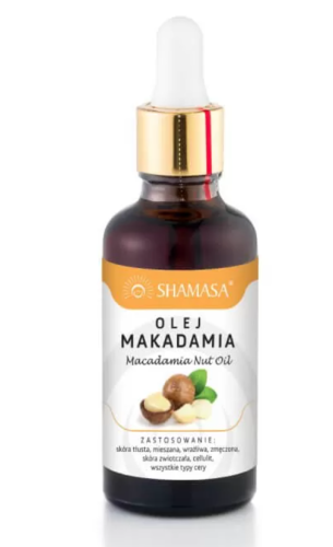 Olej makadamia WZMOCNIENIE WŁOSÓW UJĘDRNIENIE SKÓRY 50 ml Shamasa