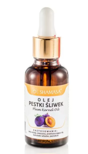 Olej z pestek śliwek PIELĘGNACJA SKÓRY I WŁOSÓW 30 ml Shamasa