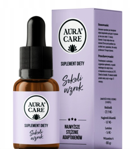 Adaptogeny Sokoli wzrok Aura Care 15ml