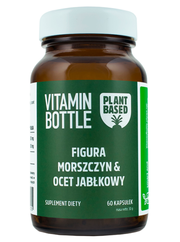 Figura morszczyn ocet jabłkowy WSPARCIE METABOLIZMU 60 kapsułek Vitamin Bootle