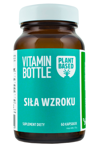 Siła Wzroku  WSPARCIE DLA OCZU I ODPORNOŚCI 60 kapsułek Vitamin Bootle