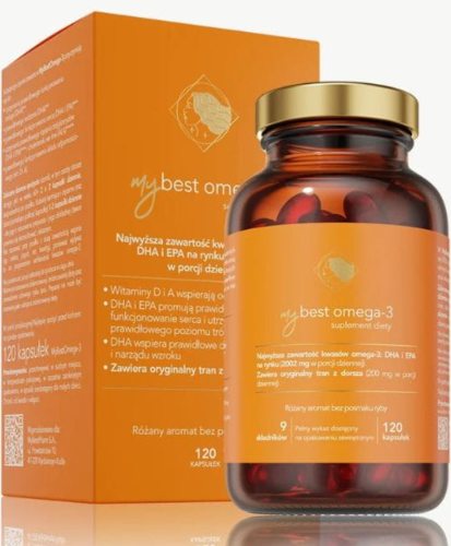 MyBest Omega-3 120 kapsułek MyBestPharm