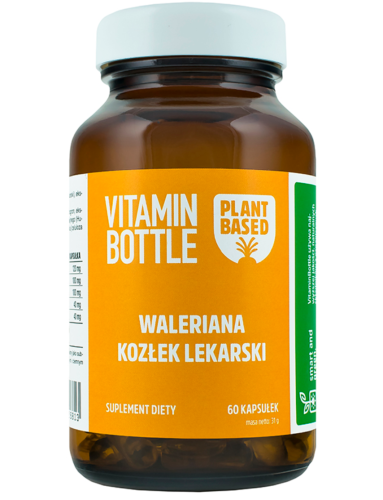 Waleriana Koziołek Lekarski RELAKS SPOKOJNY SEN 60 kapsułek Vitamin Bottle