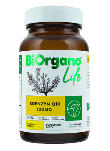 Koenzym Q10 NA ODPORNOŚĆ OCHRONA KOMÓREK 60 kapsułek Biorgano