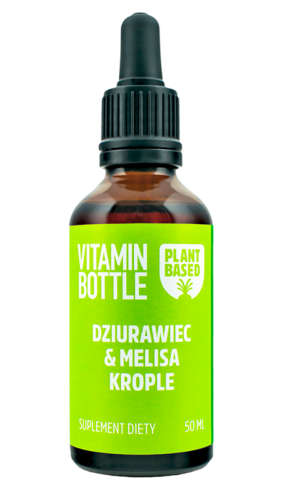 Dziurawiec Melisa DOBRE SAMOPOCZUCIE krople 50 ml Vitamin Bottle