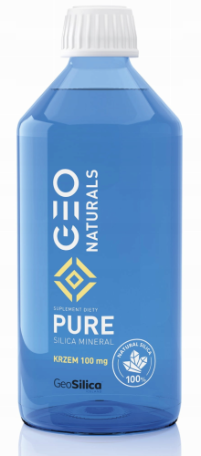 Geonaturals Krzem Pure Silica WSPARCIE DLA SKÓRY KOŚCI I WŁOSÓW 500 ml