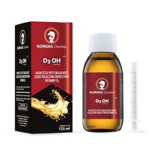 Konska dawka Witamina D3 OH 125ml