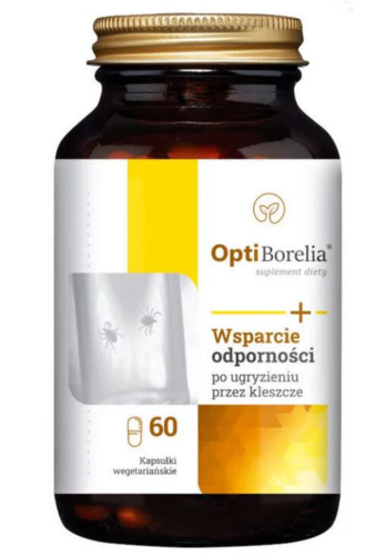 OptiBorelia  WSPARCIE ODPORNOŚCI PO UGRYZIENIU PRZEZ KLESZCZE 60 kapsułek NaturDay