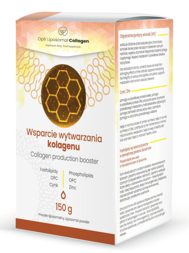 OptiLiposomal collagen WSPARCIE STAWÓW KOŚCI I KRĄŻENIA  150g NaturDay
