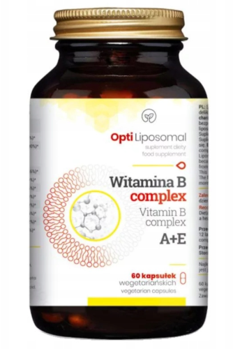 Opti Liposomal B-Complex  WITAMINY Z GRUPY B 60 kapsułek NaturDay