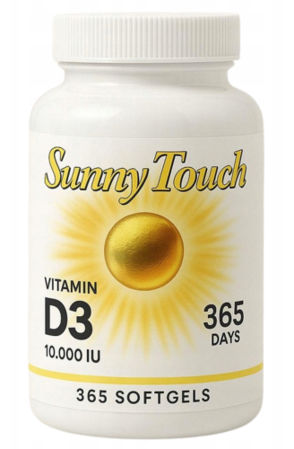 Sunny Touch D3 NATURALNA WIDAMINA D3 10000 IU 365 kapsułek