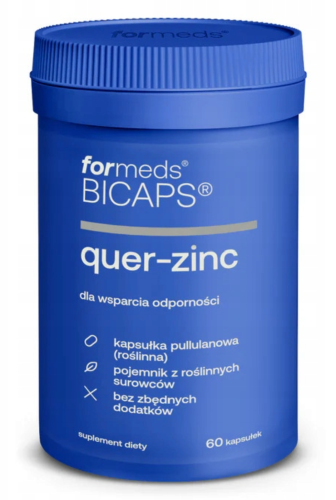 For Bicaps Quer-Zinc KWERCETYNA CYNK NA ODPORNOŚĆ ANTYOKSYDANT