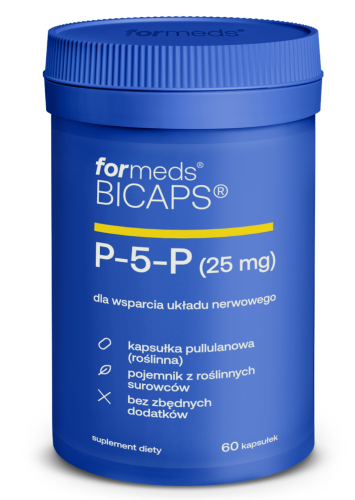 For Bicaps P-5-P WSPIERA UKŁAD NERWOWY WITAMINA B6 60 kapsułek