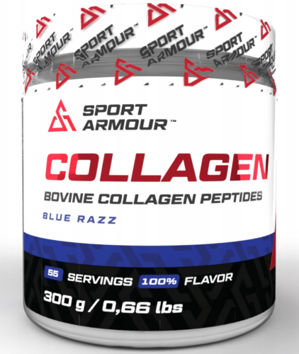 Sport Armour Collagen malinowy PEPTYDY WOŁOWE NA STAWY I KOŚCI  300g