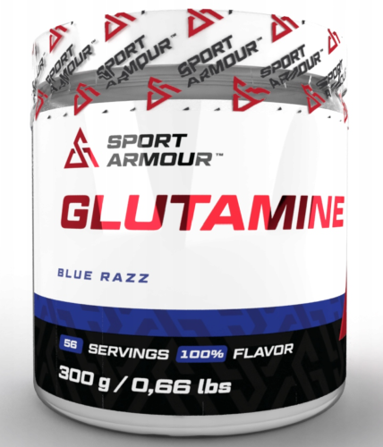 GLUTAMINA Sport Armour malinowa AMINOKWASY PREMIUM 300g