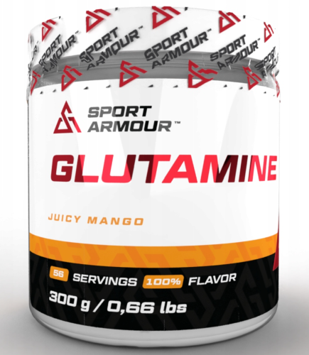 GLUTAMINA Sport Armour Mango PREMIUM AMINOKWASY NA REGENERACJE 300g