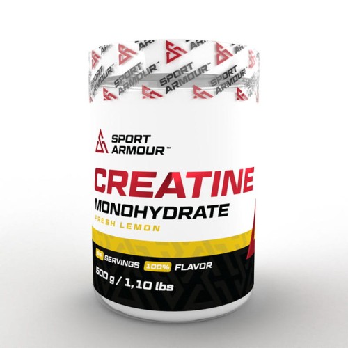 Keratyna MONOHYDRAT z tauryną Sport Armour Creatine Lemon cytryna 500g