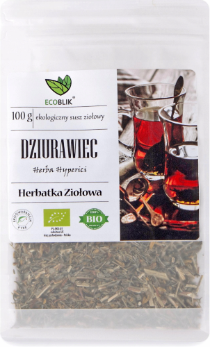 HERBATA ZIOŁOWA Dziurawiec suszony NA TRAWIENIE 100g EcoBlik
