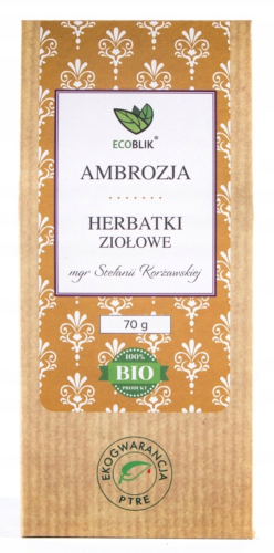 HERBATA ZIOŁOWA Ambrozja ANTYPRZEZIĘBIENIOWA 70g EcoBlik