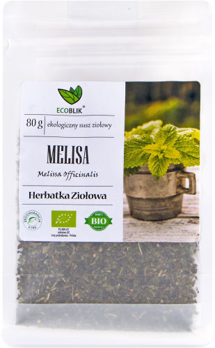 Melisa EcoBlik herbata ziołowa uspokojenie relaks sen 100g