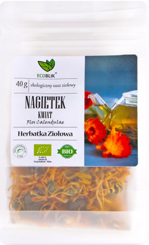 Herbata ziołowa Nagietek kwiat eko NA STRES 40 g EcoBlik