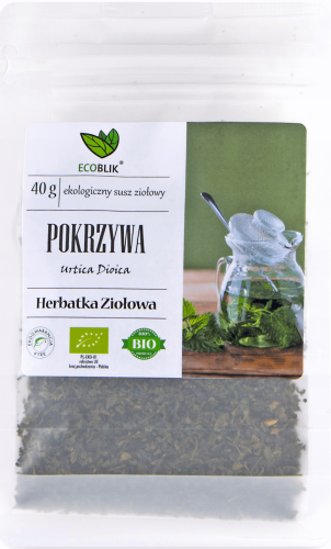 Herbata ziołowa pokrzywa EKO WITALNOŚĆ ODPORNOŚĆ 40 g EcoBlik