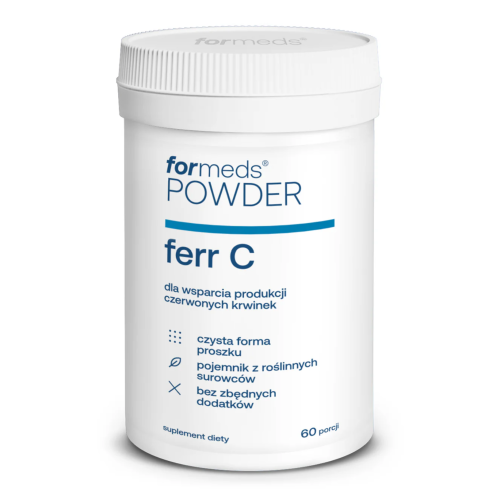 For Powder Ferr C NA ANEMIE NIEDOKRWISTOŚĆ WYCIAG Z BURAKA ŻELAZO ForMeds