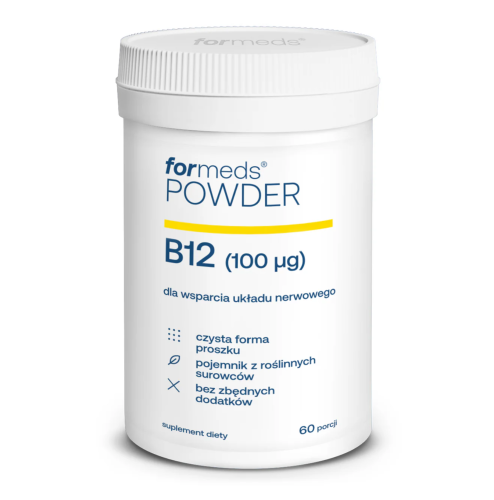 For Powder B12 WITAMINA B12 METYLOKOBALAMINA 60 porcji ForMeds
