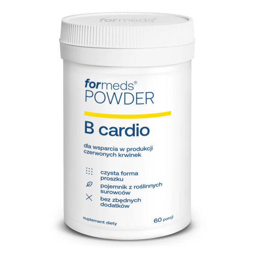 For Powder B Cardio HOMOCYSTIENA WITAMINA B6 I B12 W PROSZKU FOLIAN ForMeds