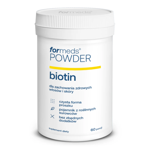 For Powder Biotin BIOTYNA W PROSZKU NA WŁOSY SKÓRĘ I PAZNOKCIE ForMeds