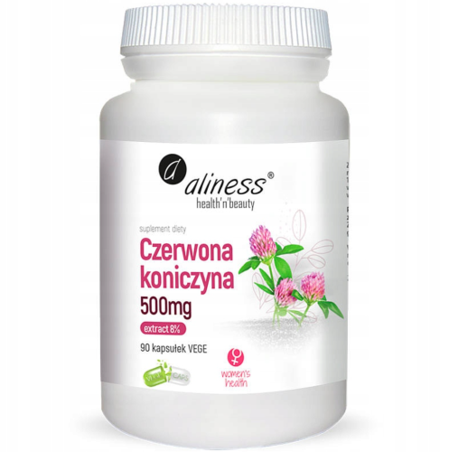 Czerwona koniczyna 8% NA MENOPAUZE 90 kapsułek Aliness