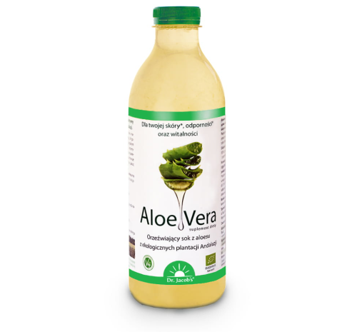 Aloe Vera BIOAKTYWNY ALOES Z UPRAW EKOLOGICZNYCH 1L Jacobs