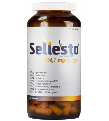 Sellesto 466,1 mg Ubichinol WSPARCIE SERCA 120 kapsułek Hauster