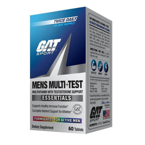 GAT Multi Vitamin Men WZROST TESTOSTERONU NA METABOLIZM 60 tabletek