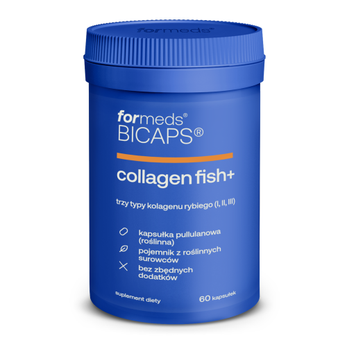 ForMeds BiCaps COLLAGEN FISH+ 60 kapsułek kolagen rybi - kości, chrząstki i stawy 