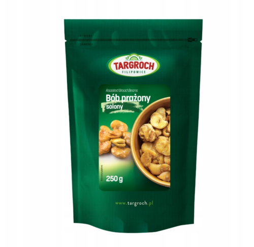 Bób prażony solony 250g Targroch