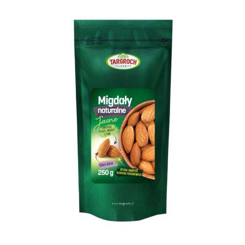 Migdały naturalne jasne 250g Targroch