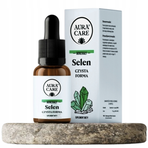Adaptogeny CZYSTA FORMA Selen NA WŁOSY SKÓRĘ I TARCZYCE 15ml Aura Care
