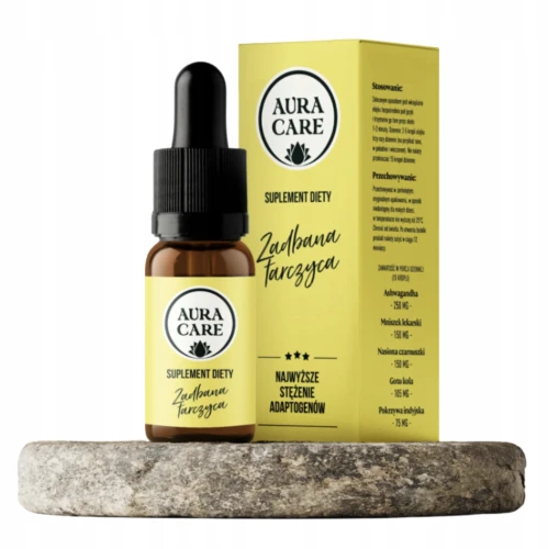 Adaptogeny  Zadbana tarczyca KROPLE NA TARCZYCE 15ml Aura Care