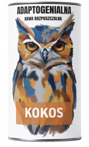 Kawa rozpuszczalna Adaptogenialna smak - Kokos Lion's Mane Reishi NA STRES 100g