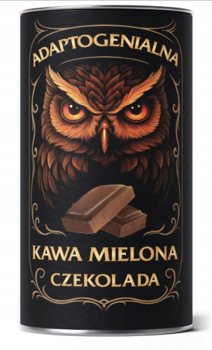 Kawa mielona Adaptogenialna smak - Czekolada Lion's Mane Reishi NA STRES ENERGIĘ 100g
