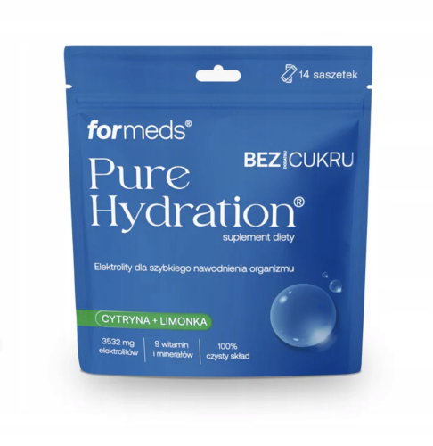 Pure Hydration ELEKTROLITY CYTRYNA LIMONKA 14 saszetek