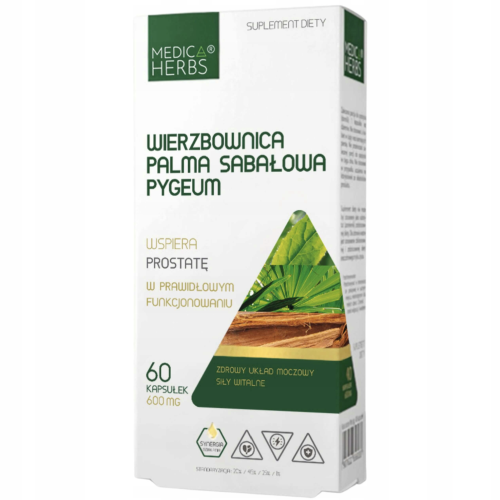 Wierzbownica palma sabałowa pygeum NA PROSTATE Medica herbs