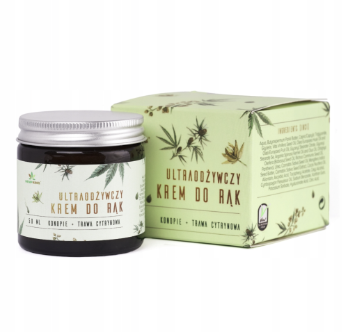 Krem do rąk trawa cytrynowa ULTRAODŻYWCZY 50 ml Hemp King