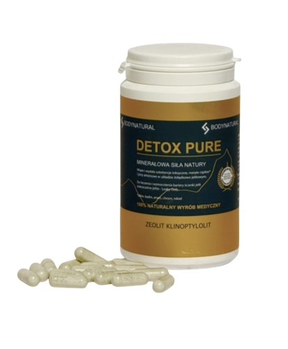 Detox Zeolit OCZYSZCZANIE ORGANIZMU DETOKSYKACJA 200 kapsułek