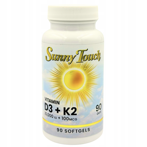 Sunny Touch Witamina D3 10000IU+K2 NA ODPORNOŚĆ 90 kapsułek