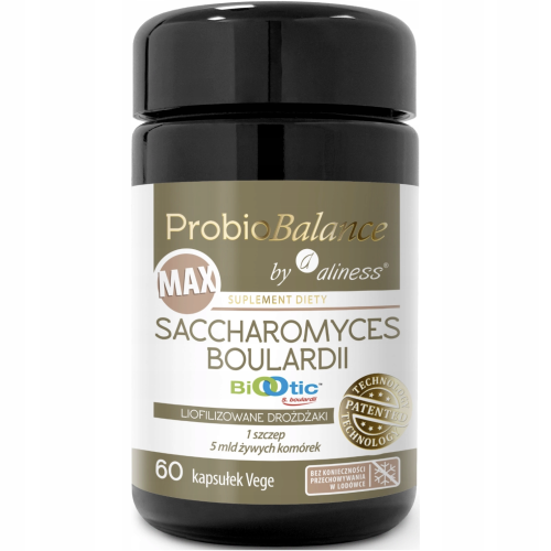 ProbioBALANCE MAX Boualardii NA JELITA 60 kapsułek Aliness
